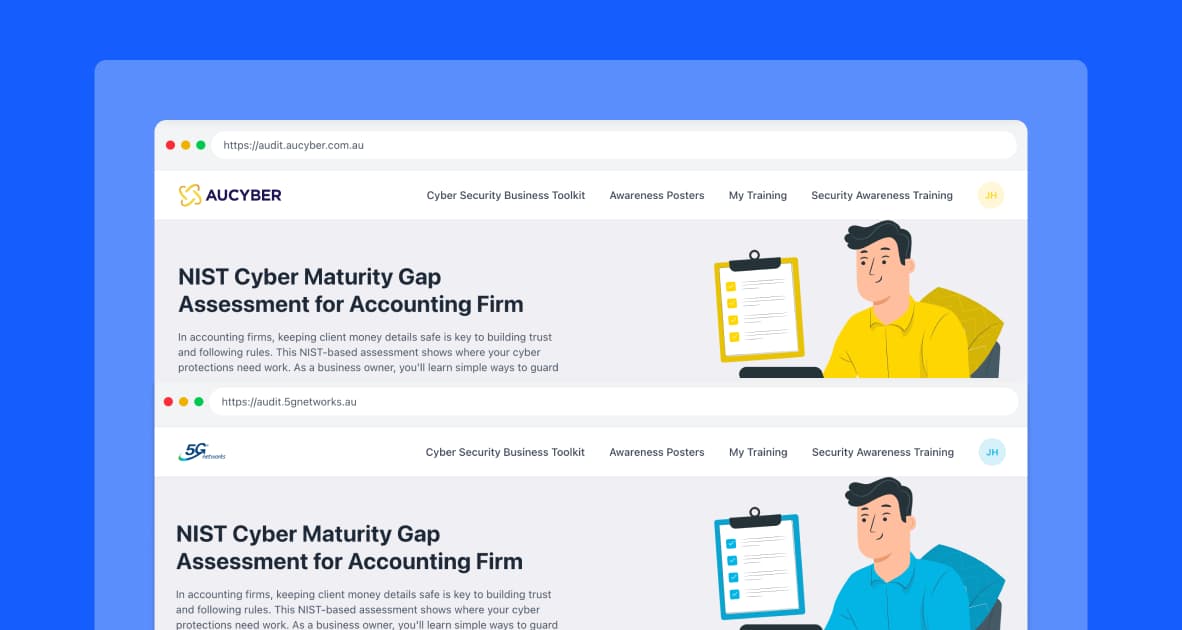 Brandfetch Case Study - Landing pages automatically adapt to the prospect's brand.